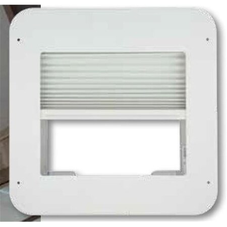 Strike3 RV Window Vent Shade; White ST901841